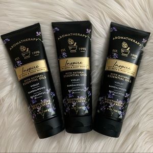 Bath and Body Works Aromatherapy Inspire Body Cream x3
